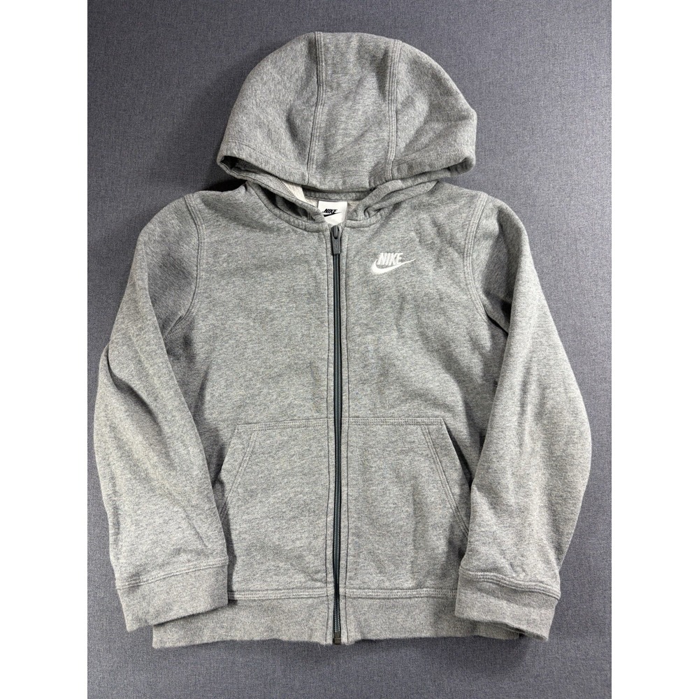 Nike Kid's Hoodie Sweater Heather Grey Size S